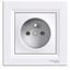 Asfora - single socket outlet with pin earth - 16A white thumbnail 4