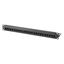 UAE 25x8(4) Cat.3 patch panel, steel black thumbnail 2