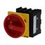 Main switch, P1, 40 A, flush mounting, 3 pole, 1 N/O, 1 N/C, Emergency switching off function, With red rotary handle and yellow locking ring, Lockabl thumbnail 2