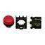 Set of Indicator Light Flat Red 230V thumbnail 1