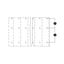 Triple-deck PCB terminal block 2.5 mm² Pin spacing 10 mm gray thumbnail 2