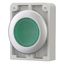 Illuminated pushbutton actuator, RMQ-Titan, Flat, maintained, green, Blank, Metal bezel thumbnail 2