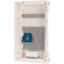 Hollow wall compact distribution board, multimedia, 3-rows, flush sheet steel door thumbnail 10