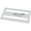 Front cover, +mounting kit, for FAZ, vertical, HxW=400x425mm, grey thumbnail 6