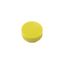 Button plate, raised yellow, blank thumbnail 4