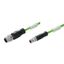 EtherCat Cable (assembled), Connecting line, Number of poles: 4, 15 m thumbnail 1