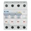 RCD/MCB combination, 16 A, 100 mA, MCB trip characteristic: B, 3p+N, RCD trip characteristic: A thumbnail 4