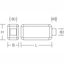 RECHTECK, 3,5 W, aluminium, on/off Extensions, L 250 B 125 H 140, CBS, thumbnail 4