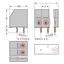 2-conductor PCB terminal block 1.5 mm² Pin spacing 5 mm orange thumbnail 1