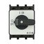 On-Off switch, P1, 25 A, flush mounting, 3 pole, with black thumb grip and front plate thumbnail 29