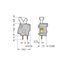 Stackable PCB terminal block push-button 2.5 mm² light gray thumbnail 4