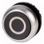 Pushbutton, RMQ-Titan, Flat, momentary, black, inscribed, Bezel: titanium thumbnail 1