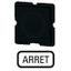 Button plate, black, ARRET thumbnail 1