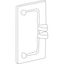 Thorsman - TTI-ES123 - stop end - 72 mm - white RAL 9010 thumbnail 1