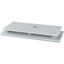 Top plate, ventilated, W=600mm, IP42, grey thumbnail 2