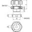 V-TEC TB32 24-26 Cable gland, separable Sealing insert, 1 cable M32 thumbnail 2