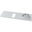 Front cover, +mounting kit, for NZM1, horizontal, 4p, HxW=150x425mm, grey thumbnail 4