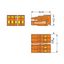 1-conductor female connector CAGE CLAMP® 2.5 mm² orange thumbnail 2