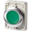 Illuminated pushbutton actuator, RMQ-Titan, flat, maintained, green, blank, Front ring stainless steel thumbnail 3