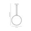 Pendant lamp Eclipse aluminum ⌀35cm 12W thumbnail 4