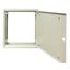 Wall-mounted frame flat 2A-12 with door, H=640 W=590 D=100mm thumbnail 3