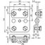 Saddle clamp St/tZn f. Rd 7-10mm, clamping range 0.7-5mm thumbnail 2