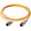 Connection cable, 4p, DC current, coupling M12 flat, plug, angled, L=5m thumbnail 1