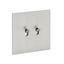 Art d'Arnould universe Epure two-way switch or 10A switch - brushed steel thumbnail 1