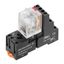 Relay module, 24 V AC, red LED, 4 CO contact (AgNi flash gold-plated)  thumbnail 1