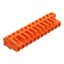 THT female header angled Pin spacing 5.08 mm orange thumbnail 1