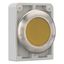 Illuminated pushbutton actuator, RMQ-Titan, flat, momentary, yellow, blank, Front ring stainless steel thumbnail 12