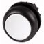 Pushbutton, RMQ-Titan, Flat, momentary, gray, Blank, Bezel: black thumbnail 1