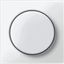 Central plate with rotary knob, polar white, glossy, System M thumbnail 1