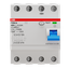 F204 A-25/0.03 U Residual Current Circuit Breaker 4P A type 30 mA thumbnail 1