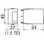 Surge arrester Type 2 protect. module for DG SE H 1000 VA FM thumbnail 2