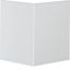 External corner lid for wall trunking BR lid 80mm in traffic white thumbnail 1