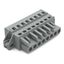 1-conductor female connector CAGE CLAMP® 2.5 mm² gray thumbnail 1