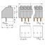 PCB terminal block push-button 1.5 mm² orange thumbnail 2