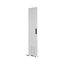 Device area door ventilated IP42 XF left, HxW=2000x425mm, grey thumbnail 2