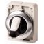 Changeover switch, RMQ-Titan, with thumb-grip, maintained, 4 positions, Front ring stainless steel thumbnail 1