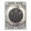 Changeover switch, RMQ-Titan, with rotary head, maintained, 3 positions, inscribed, Front ring stainless steel thumbnail 5