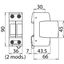 Surge arrester type 2 DEHNguard M for single-phase TT and TN systems thumbnail 2