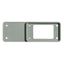 Adapter plate (industrial connector), Plastic, Colour: grey, Size: 8 thumbnail 1