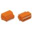 1-conductor female connector push-button Push-in CAGE CLAMP® orange thumbnail 6