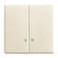 1785 K-82-500 Mechanical Controls None for Switch/push button, Two-part rocker ivory white - carat thumbnail 2