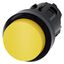 Pushbutton, 22 mm, round, plastic, yellow, pushbutton, raised, momentary contact 3SU1000-0BB30-0AA0-Z Y13 thumbnail 1