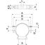 ASL 733 53 A4 Distance saddle with slot 44-53mm thumbnail 2