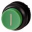 Pushbutton, RMQ-Titan, Extended, maintained, green, inscribed, Bezel: black thumbnail 1