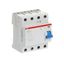 F204 AC-100/0.5 Residual Current Circuit Breaker 4P AC type 500 mA thumbnail 2