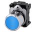 Pushbutton, compact, with extended stroke (12 mm), 22 mm, round, Metal, blue,  3SU1250-0EB50-0AA0-Z X90 thumbnail 1